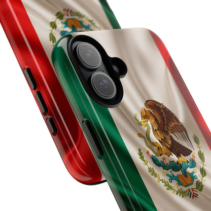 Mexico Flag Phone Case | Mexican Pride iPhone & Samsung Case | Tricolor Aesthetic Tough Protective Cover