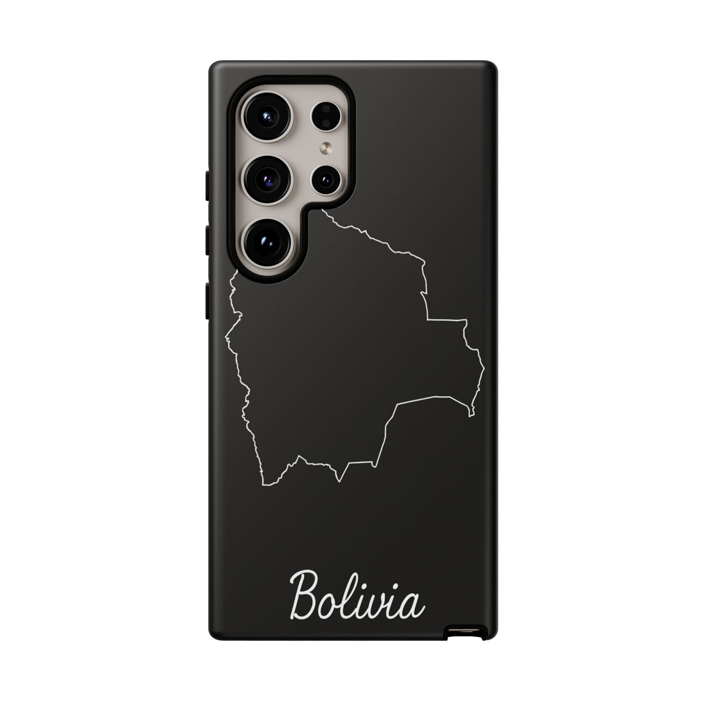 Bolivia Outline Phone Case – Minimal Country Map Tough Cover