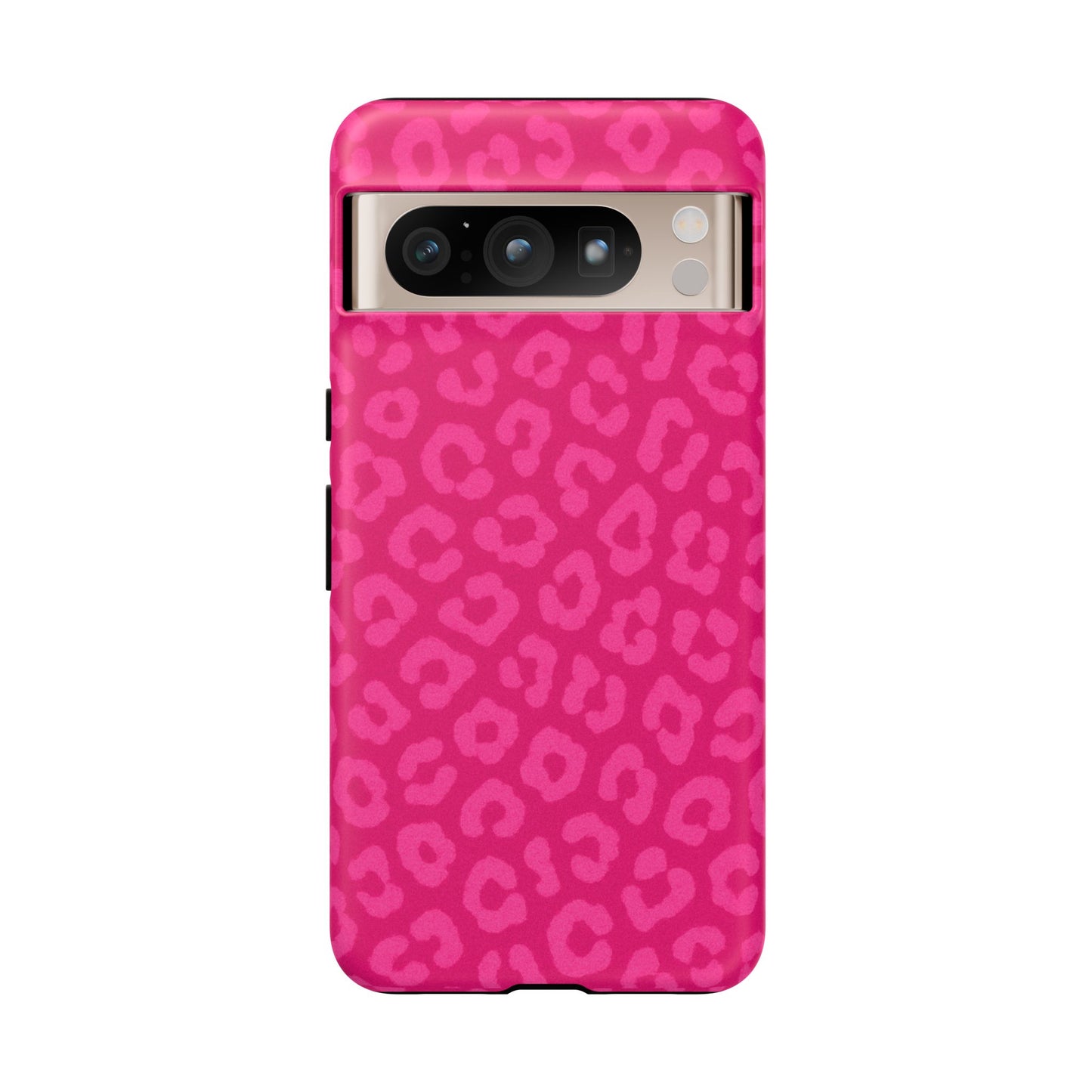 Hot Pink Leopard Print Phone Case – Bold Coquette Leopard Tough Case