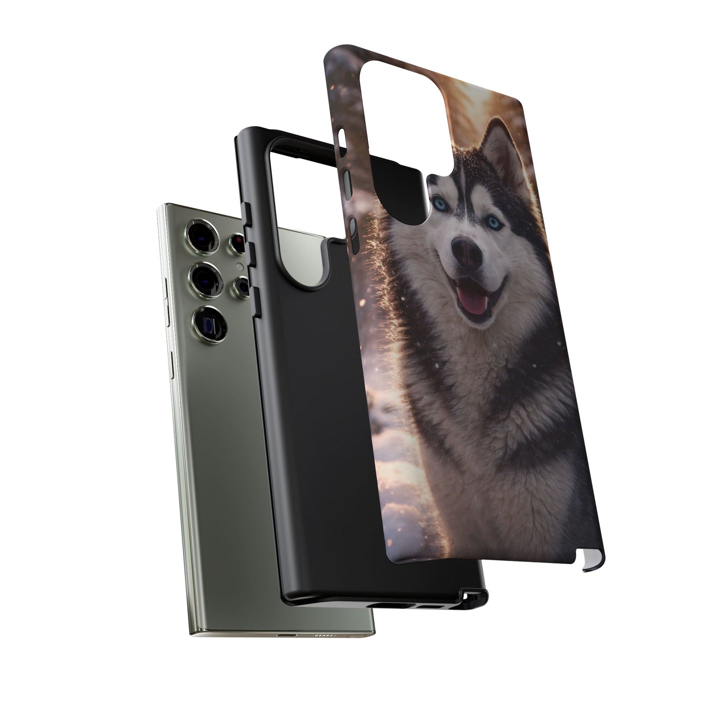 Siberian Husky Tough Phone Case | Blue Eyes Dog Cover Protective iPhone Case