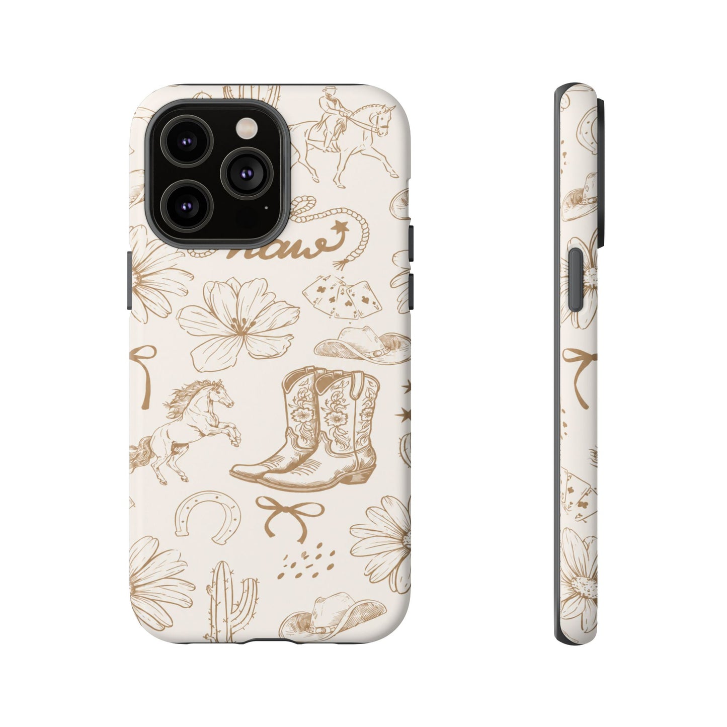 Western Cowgirl Phone Case for iPhone Samsung Galaxy Pixel Tough Case