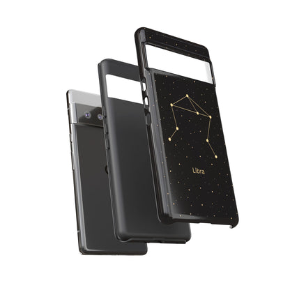 Libra Zodiac Constellation Phone Case – Luxe Gold Celestial Cover