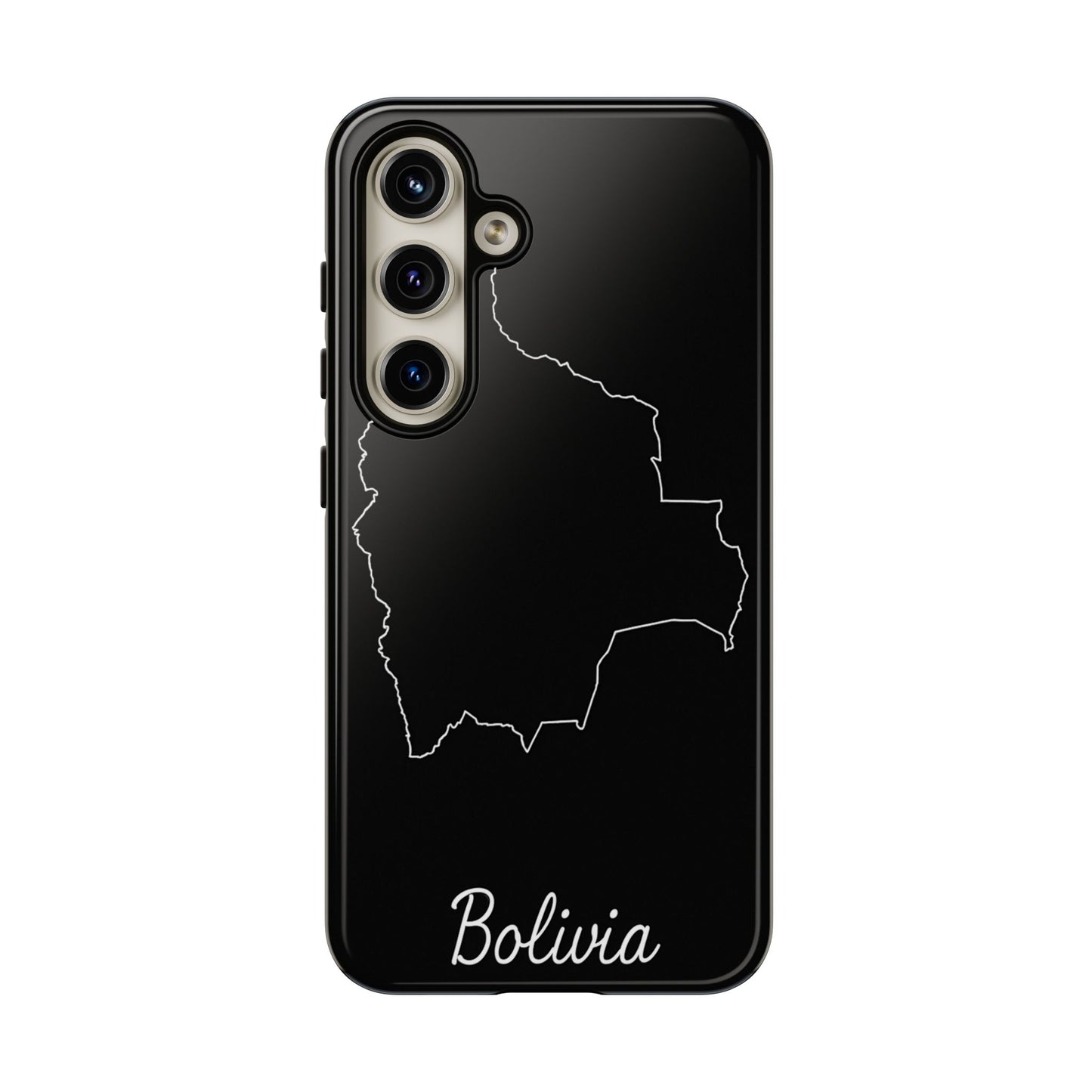 Bolivia Outline Phone Case – Minimal Country Map Tough Cover