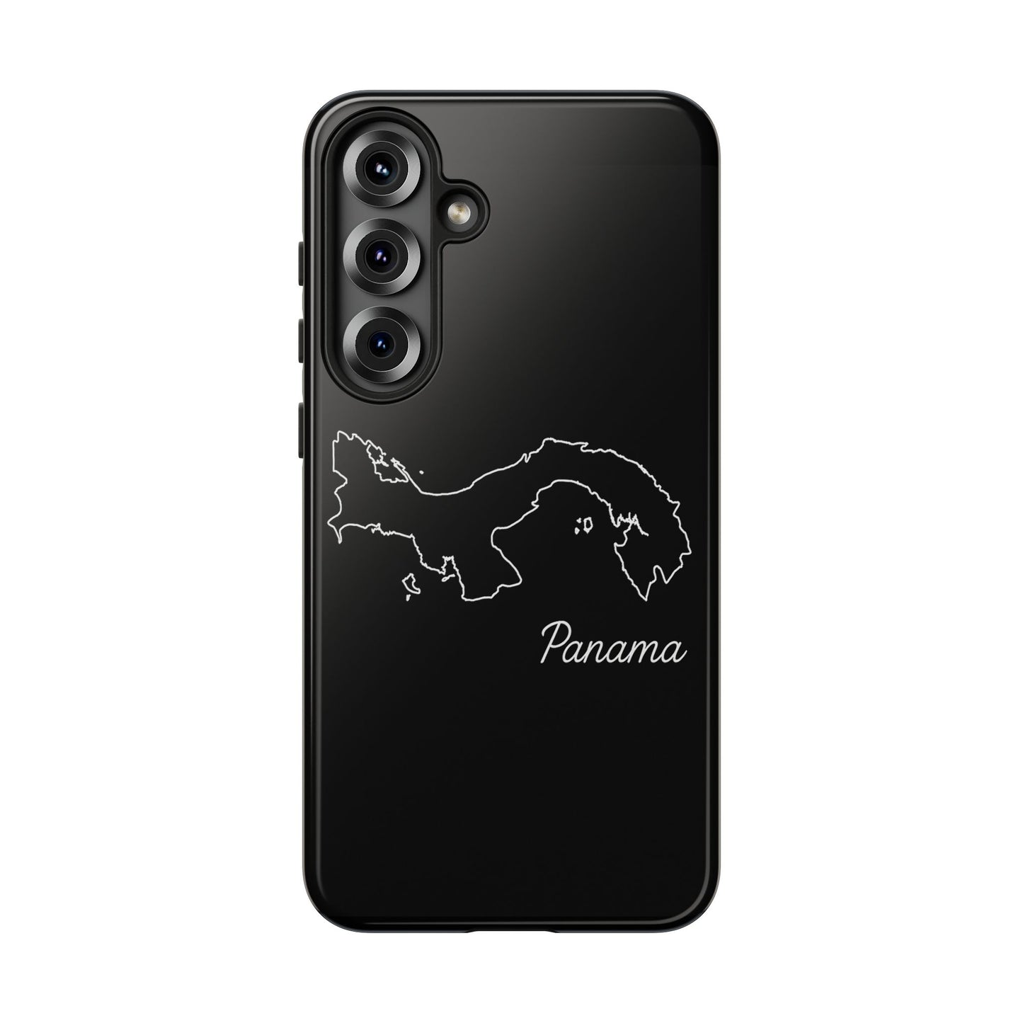 Panama Outline Phone Case – Minimal Country Map Tough Case (iPhone, Samsung, Pixel)