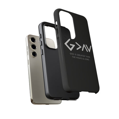 God Is Greater Than The Highs & Lows G>∧∨ Christian Phone Case