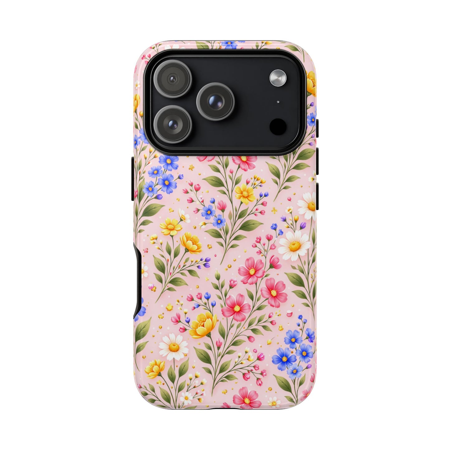 Wildflower Floral Phone Case Vintage Spring Meadow Tough Cover