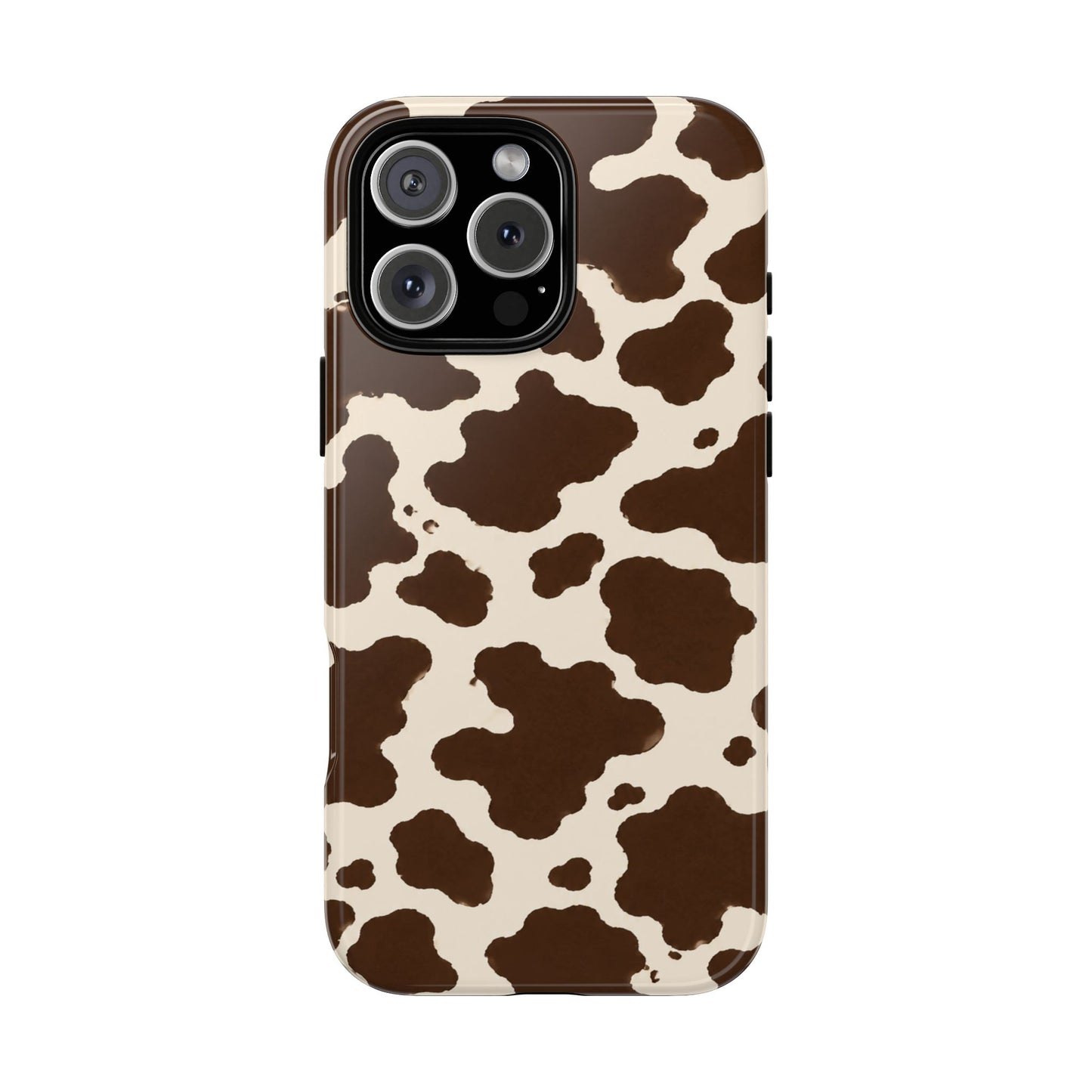Western Cow Print Tough Phone Case for iPhone Samsung Galaxy Pixel