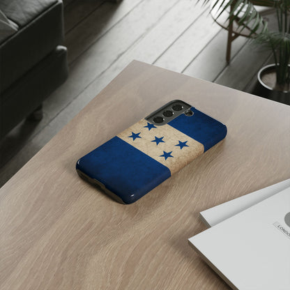 Honduras Flag Phone Case | Vintage Honduran Flag iPhone & Samsung Tough Protective Case