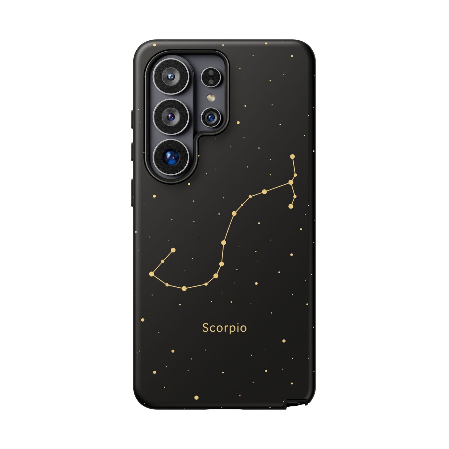 Scorpio Zodiac Constellation Phone Case – Luxe Gold Celestial Cover
