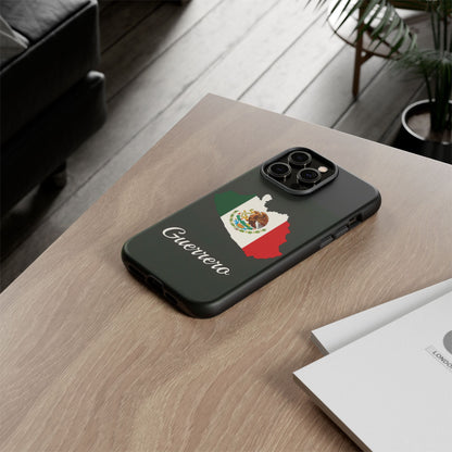 Guerrero Mexico Flag Map Phone Case | Mexican American Pride Tough Case for iPhone & Samsung
