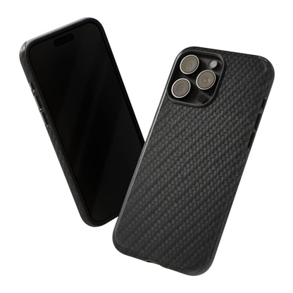 Carbon Fiber Inspired Phone Case – Rugged Slim Protective Tech Case for iPhone & Samsung