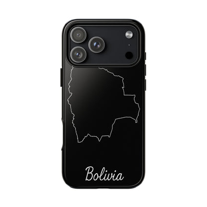 Bolivia Outline Phone Case – Minimal Country Map Tough Cover