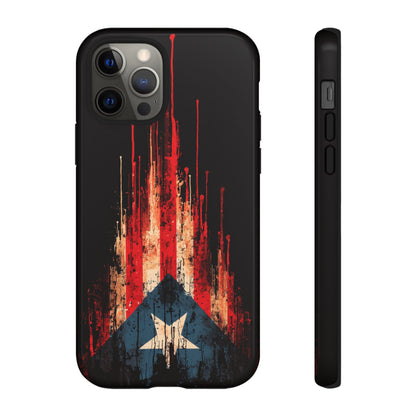 Puerto Rico Flag Phone Case | Distressed Puerto Rican Flag Tough Case | Boricua Pride Protective iPhone Samsung Cover