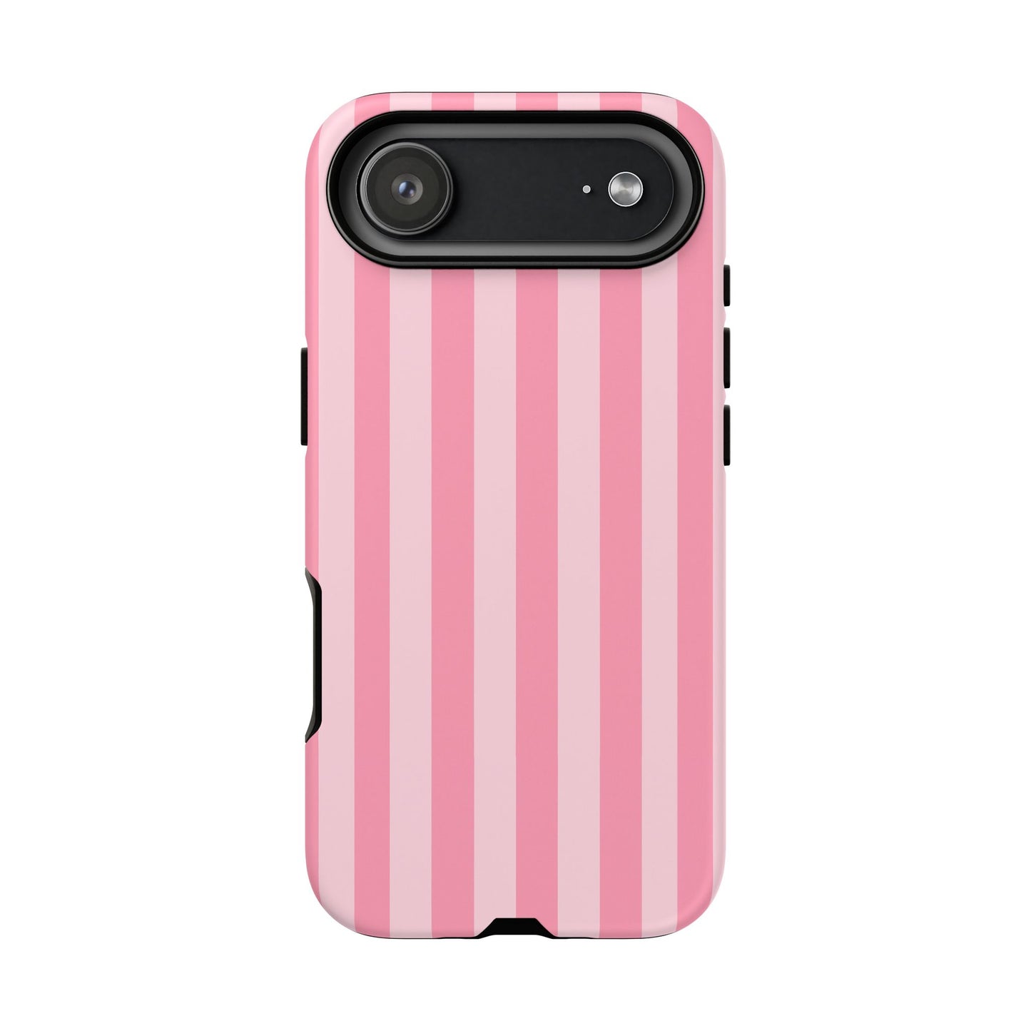 Pink Stripe Phone Case – Pastel Coquette Aesthetic Tough Protective Case
