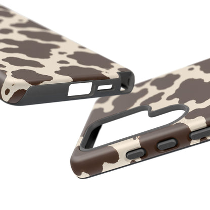 Western Cow Print Tough Phone Case for iPhone Samsung Galaxy Pixel
