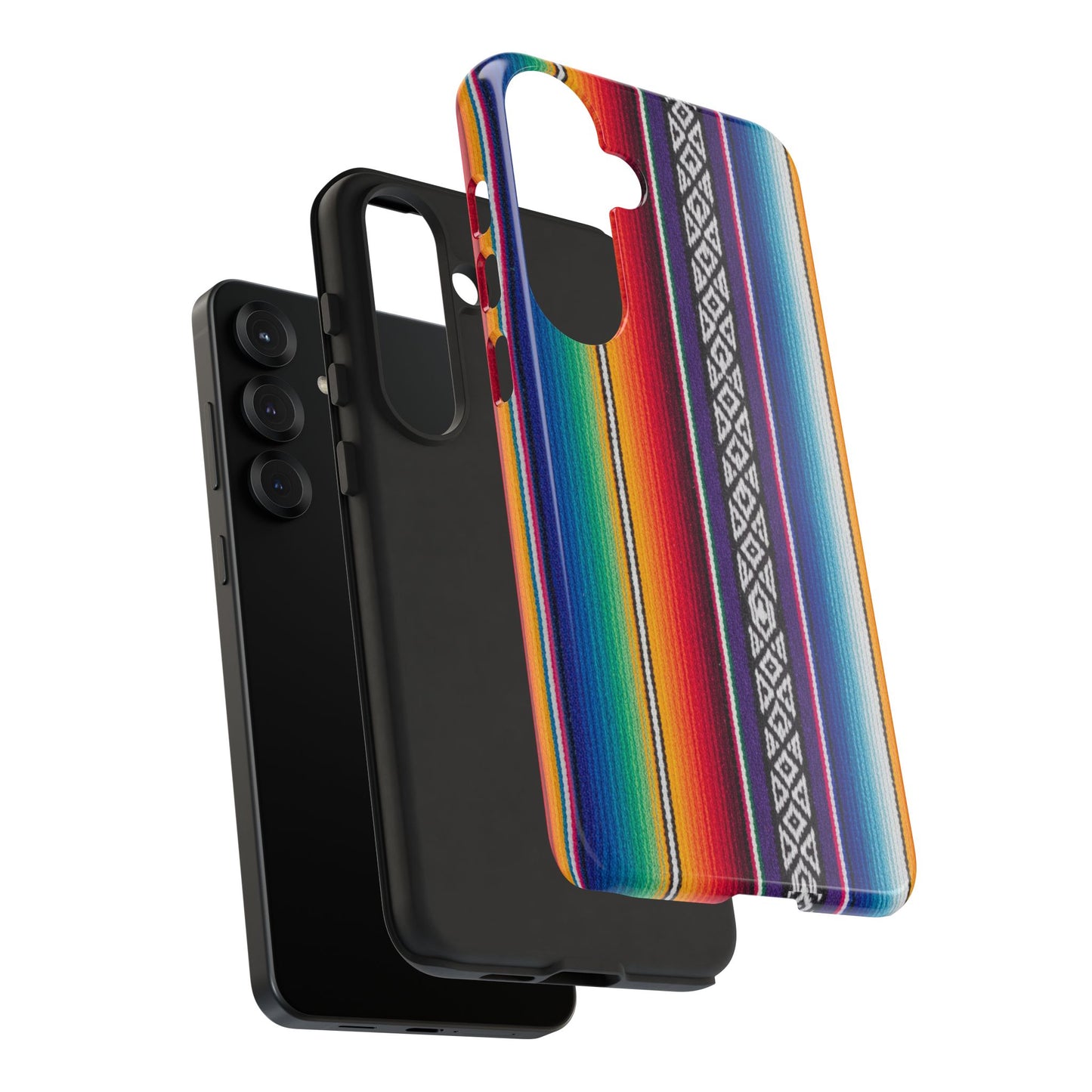 Serape Stripe Phone Case – Colorful Mexican Blanket Pattern Tough Case