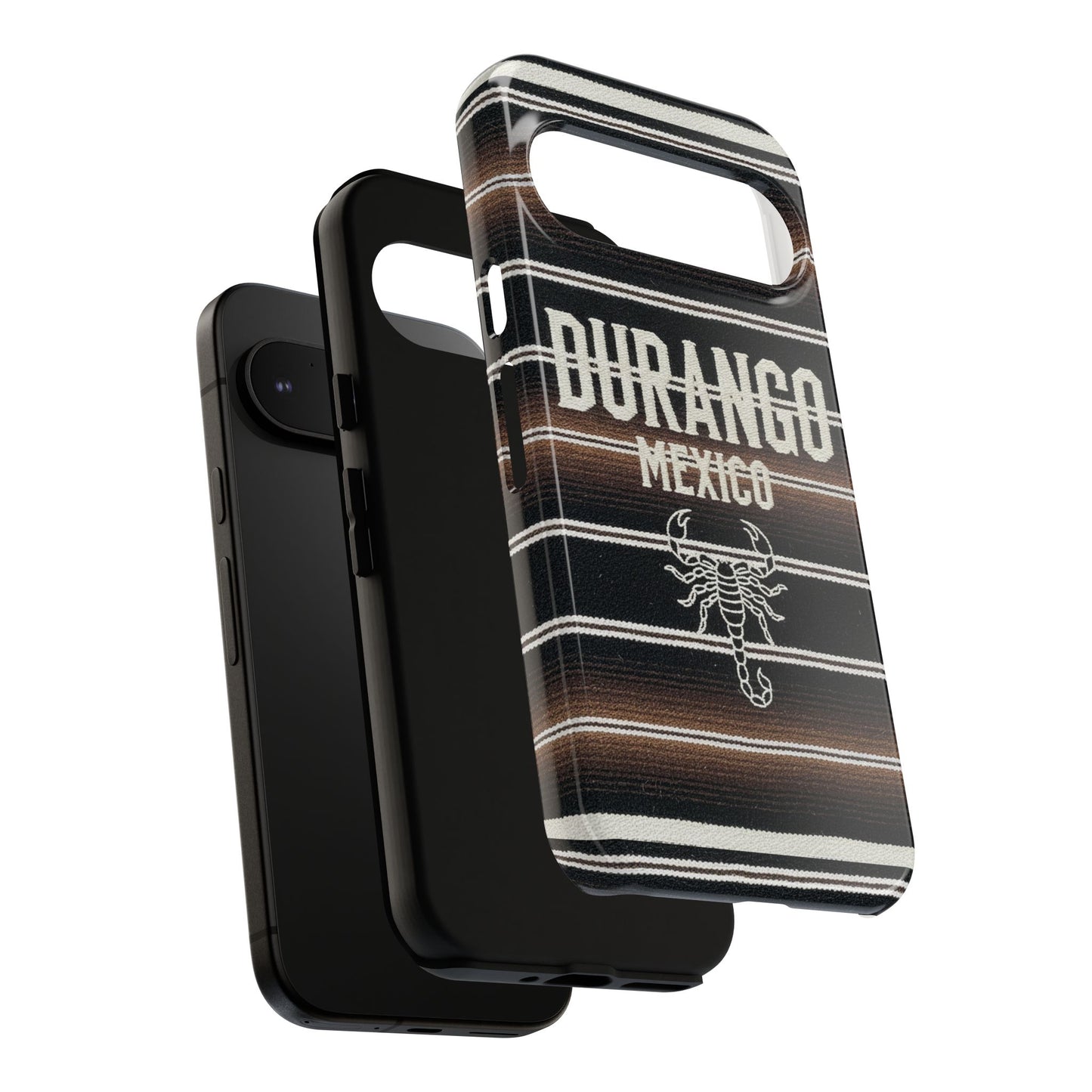 Durango Mexico Phone Case | Serape Scorpion Western Design | Mexican Heritage Tough Case for iPhone & Samsung