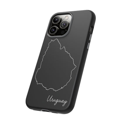 Uruguay Outline Phone Case – Minimal Country Map Tough Case (iPhone, Samsung, Pixel)