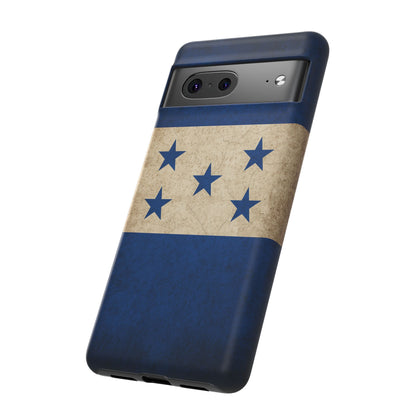 Honduras Flag Phone Case | Vintage Honduran Flag iPhone & Samsung Tough Protective Case