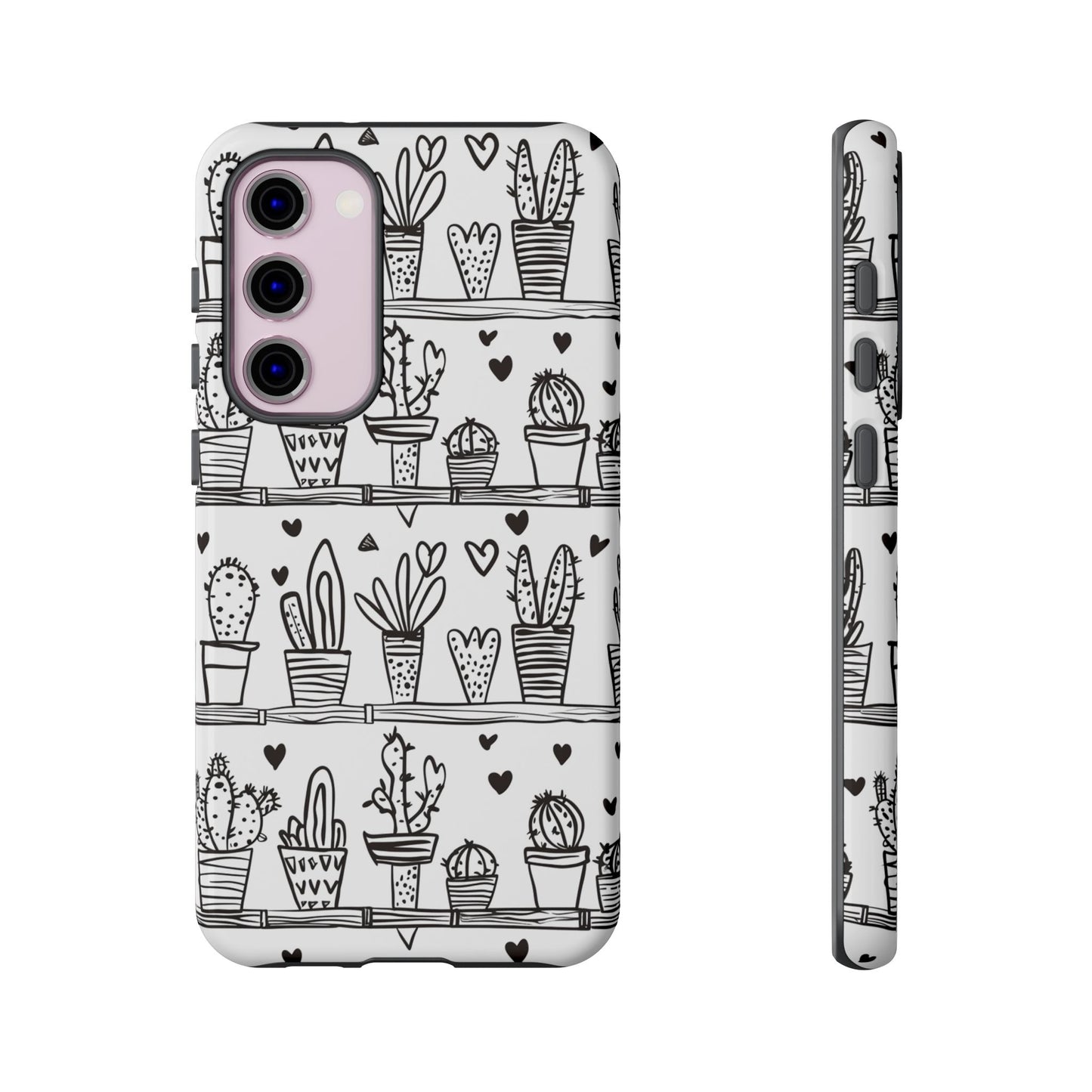 Cactus Succulent Phone Case Cute Plant Aesthetic iPhone Samsung Cover