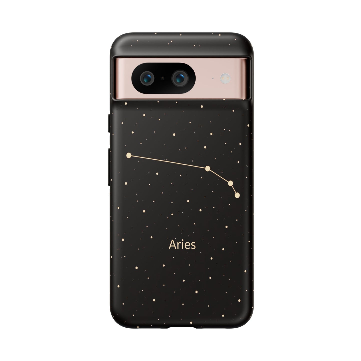 Aries Zodiac Constellation Phone Case – Luxe Gold Celestial Cover