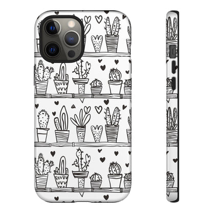 Cactus Succulent Phone Case Cute Plant Aesthetic iPhone Samsung Cover