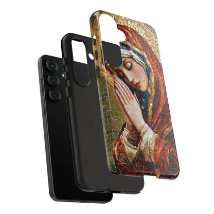 Virgin Mary Phone Case, Catholic Phone Case, Christian Aesthetic Case, Religious iPhone Case, Saint Art Case, Faith Gift
