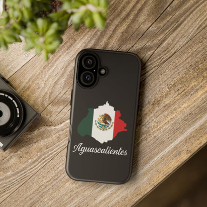 Aguascalientes Mexico Flag Map Phone Case | Mexican American Pride Tough Case for iPhone & Samsung