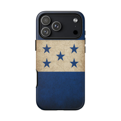 Honduras Flag Phone Case | Vintage Honduran Flag iPhone & Samsung Tough Protective Case