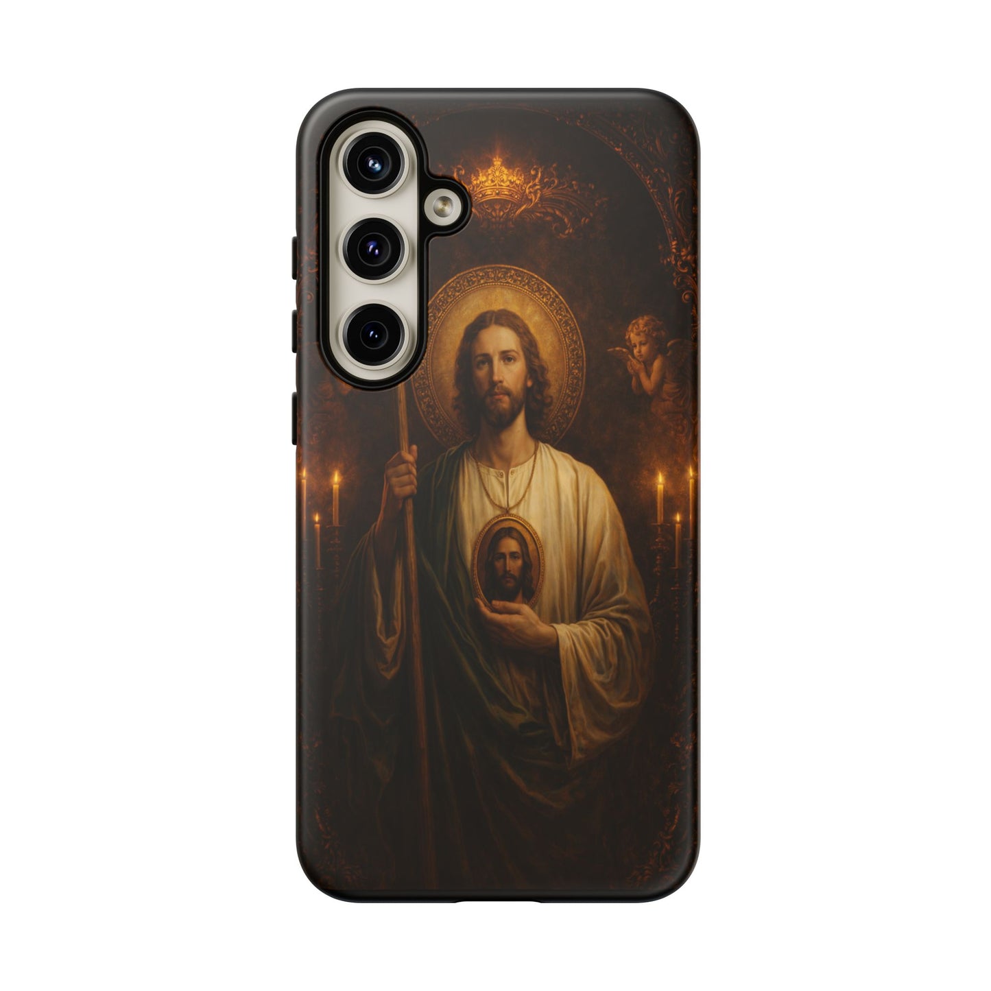 San Judas Phone Case Saint Jude Catholic Saint Religious Art Portrait Tough