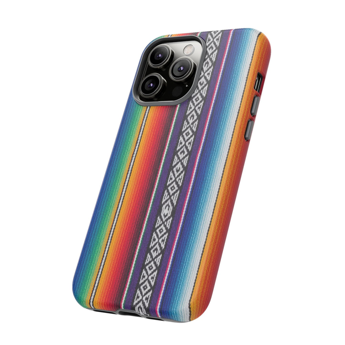 Serape Stripe Phone Case – Colorful Mexican Blanket Pattern Tough Case