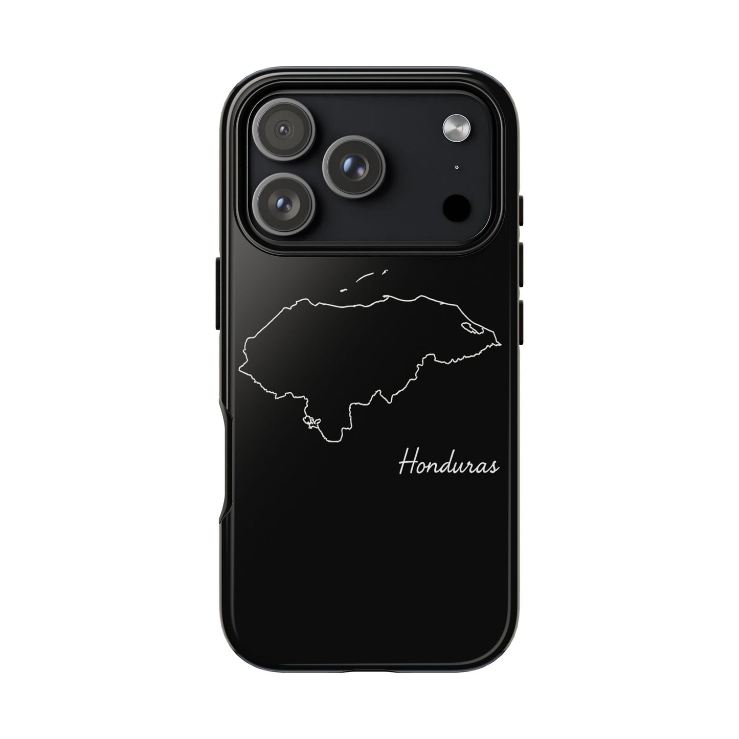Honduras Outline Phone Case – Minimal Country Map Tough Case (iPhone, Samsung, Pixel)