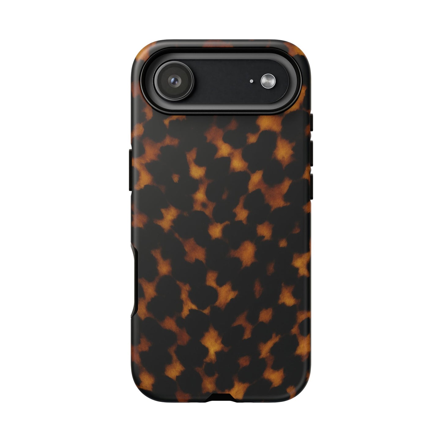 Tortoiseshell Phone Case – Brown Leopard Pattern Luxury Tough Protective Case