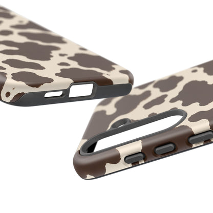 Western Cow Print Tough Phone Case for iPhone Samsung Galaxy Pixel