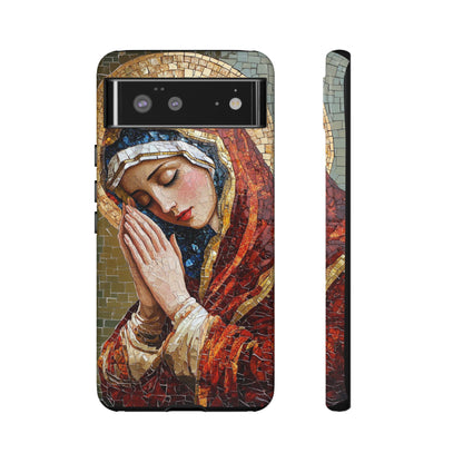 Virgin Mary Phone Case, Catholic Phone Case, Christian Aesthetic Case, Religious iPhone Case, Saint Art Case, Faith Gift