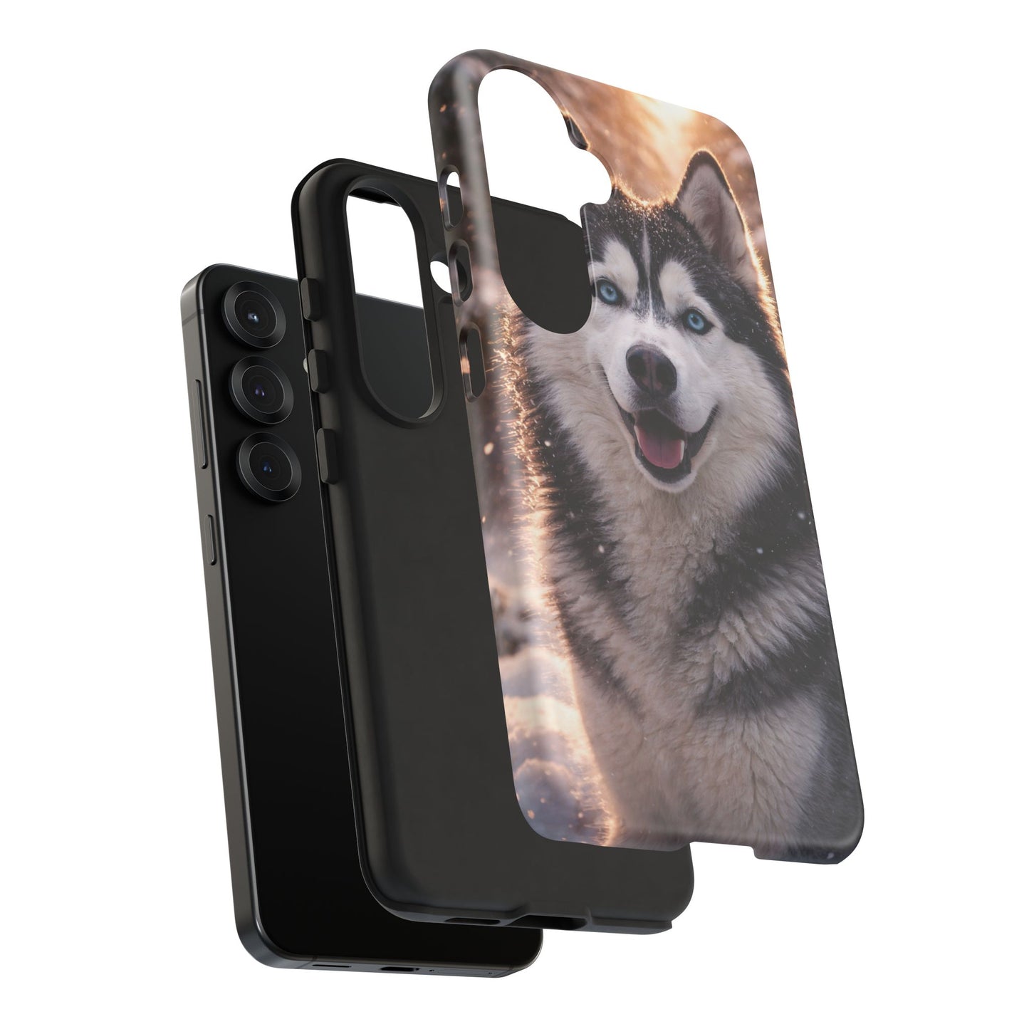 Siberian Husky Tough Phone Case | Blue Eyes Dog Cover Protective iPhone Case
