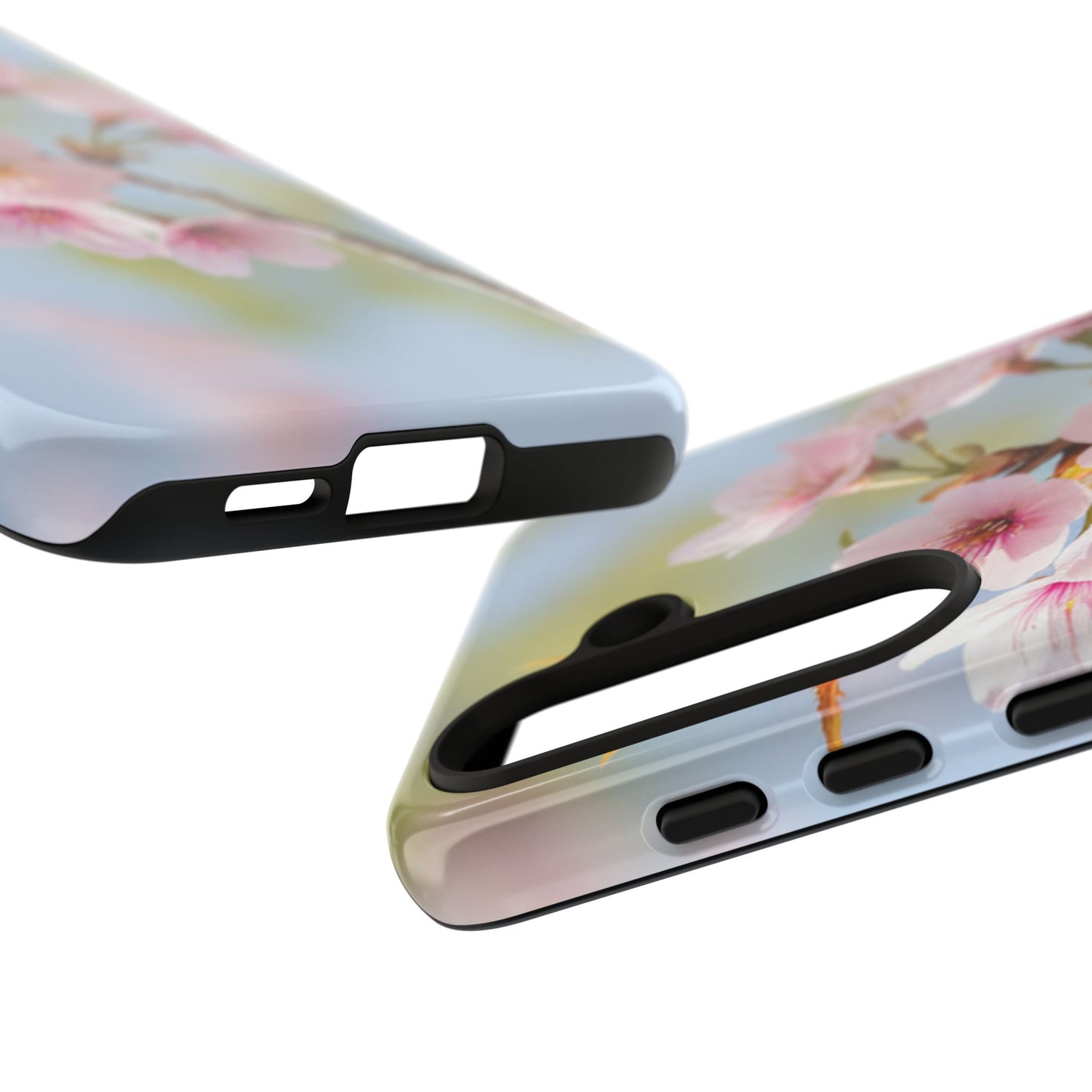 Cherry Blossom Phone Case – Pink Floral Tough Case (iPhone, Samsung Galaxy, Pixel)