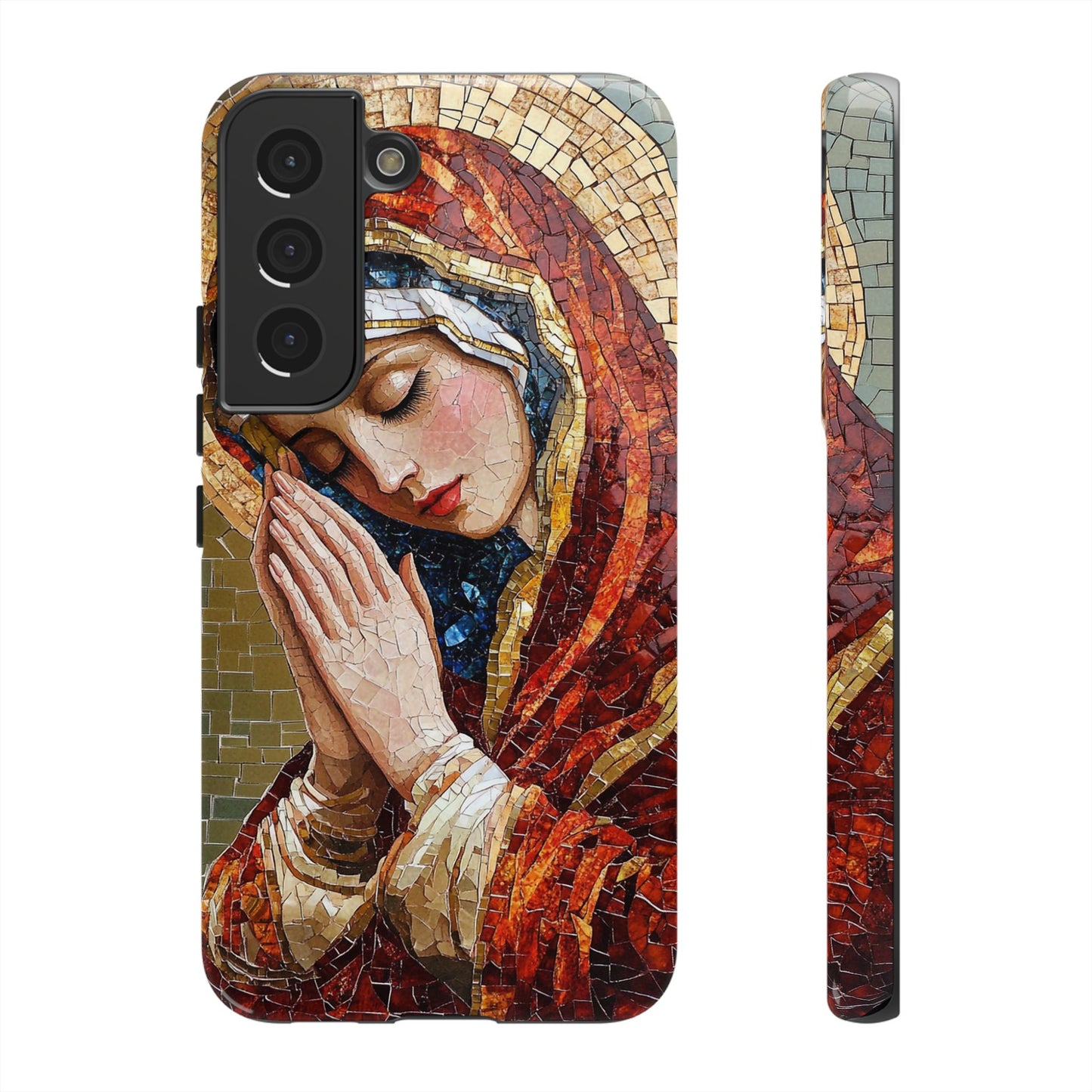 Virgin Mary Phone Case, Catholic Phone Case, Christian Aesthetic Case, Religious iPhone Case, Saint Art Case, Faith Gift