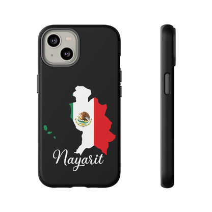 Nayarit Mexico Flag Map Phone Case | Mexican American Pride Tough Case for iPhone & Samsung