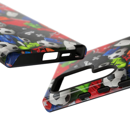 Soccer Ball Pattern Phone Case – Sports Fan Tough Protective Game Day Case