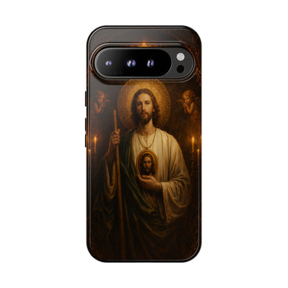 San Judas Phone Case Saint Jude Catholic Saint Religious Art Portrait Tough
