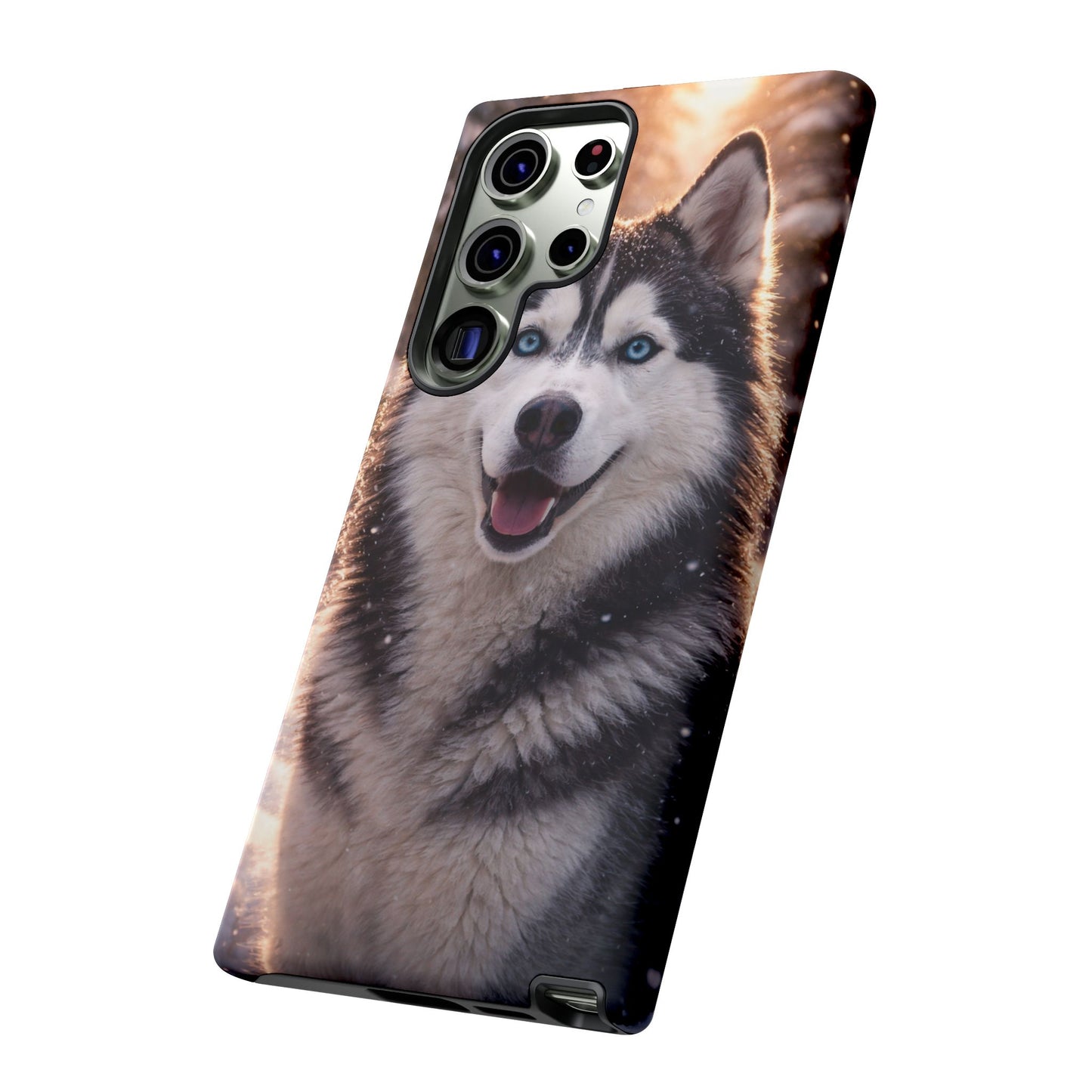 Siberian Husky Tough Phone Case | Blue Eyes Dog Cover Protective iPhone Case