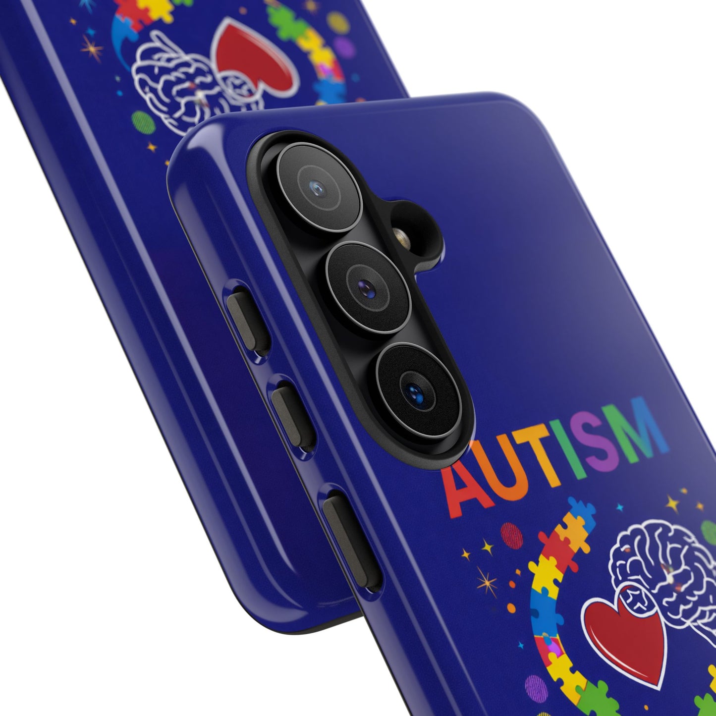 Autism Awareness Tough Case – "Love Connects All Pieces" Phone Case for Iphone, Samsung Galaxy and Pixel