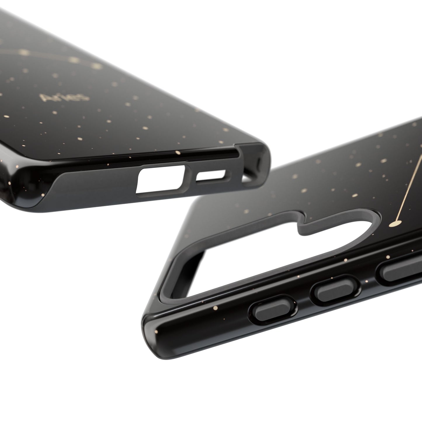 Aries Zodiac Constellation Phone Case – Luxe Gold Celestial Cover