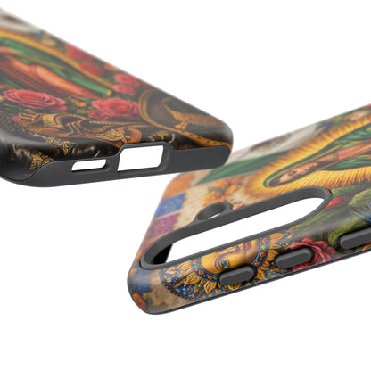 Virgen de Guadalupe Phone Case Mexican Floral iPhone Samsung Pixel Case
