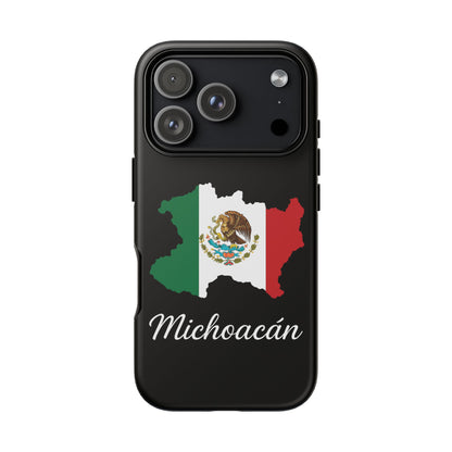 Michoacán Mexico Flag Map Phone Case | Mexican American Pride Tough Case for iPhone & Samsung