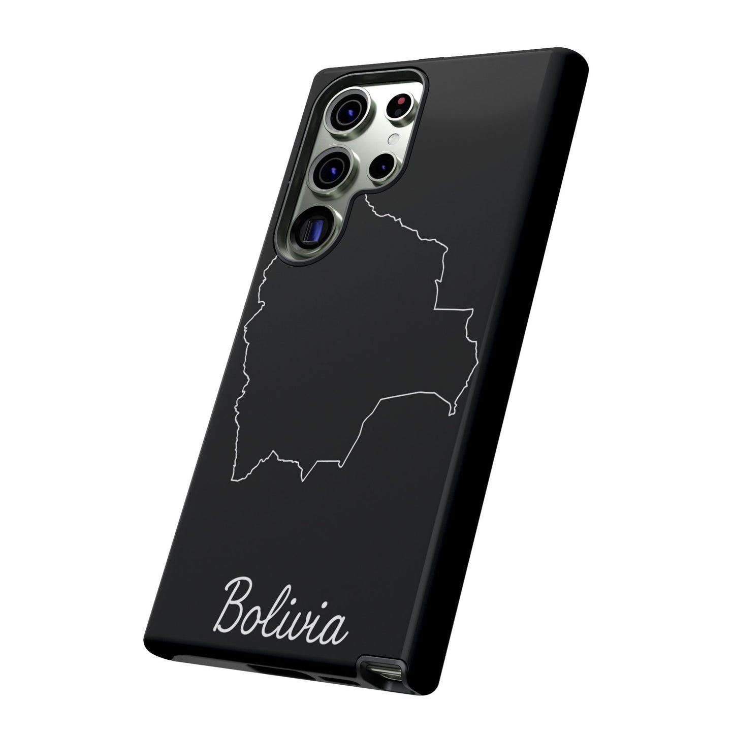 Bolivia Outline Phone Case – Minimal Country Map Tough Cover
