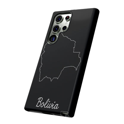 Bolivia Outline Phone Case – Minimal Country Map Tough Cover