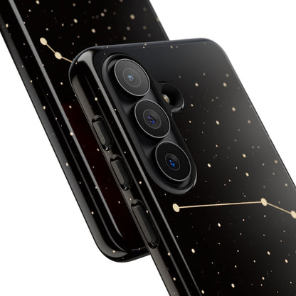 Aries Zodiac Constellation Phone Case – Luxe Gold Celestial Cover