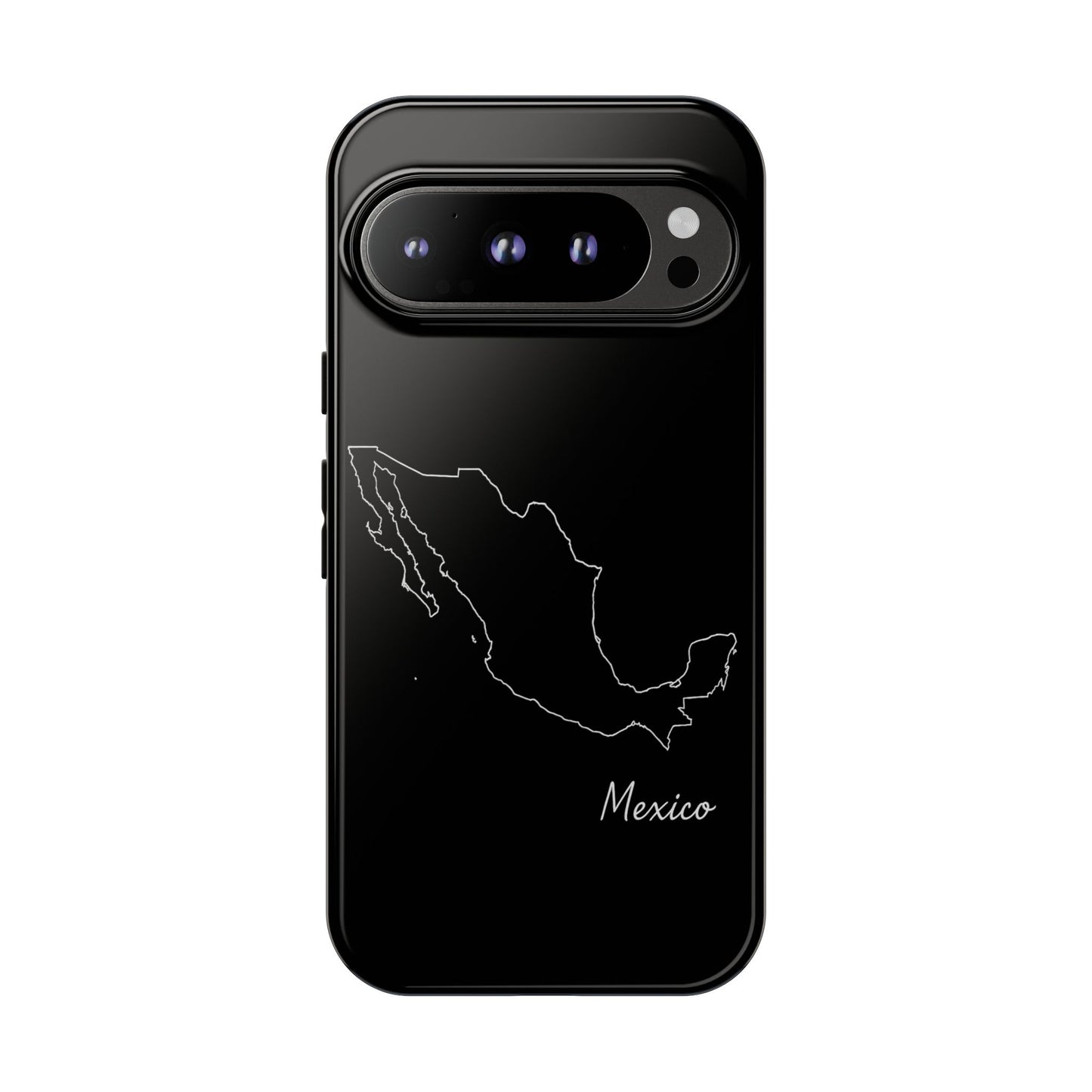 Mexico Outline Phone Case – Minimal Country Map Tough Case (iPhone, Samsung, Pixel)